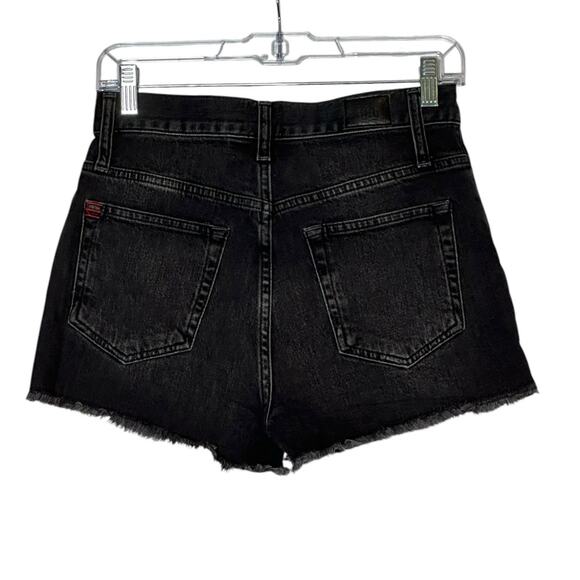 BDG black fringe high rise girlfriend shorts size 26 - Picture 2 of 14